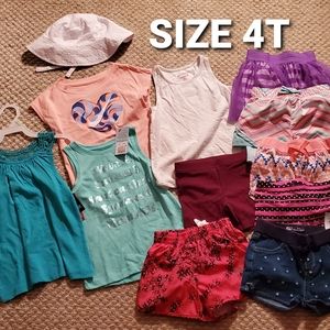 Lot of 4T Toddler Summer Clothes
